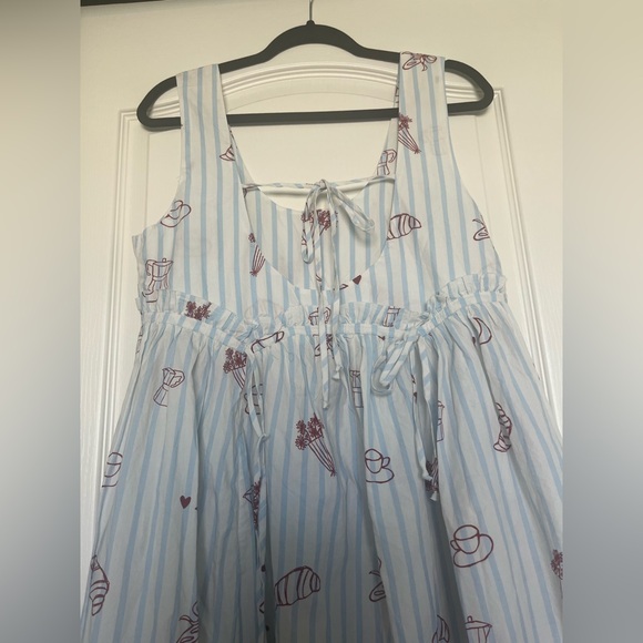 Anthropologie Duende Studio Cotton Nap Midi Dress - Picture 9 of 11